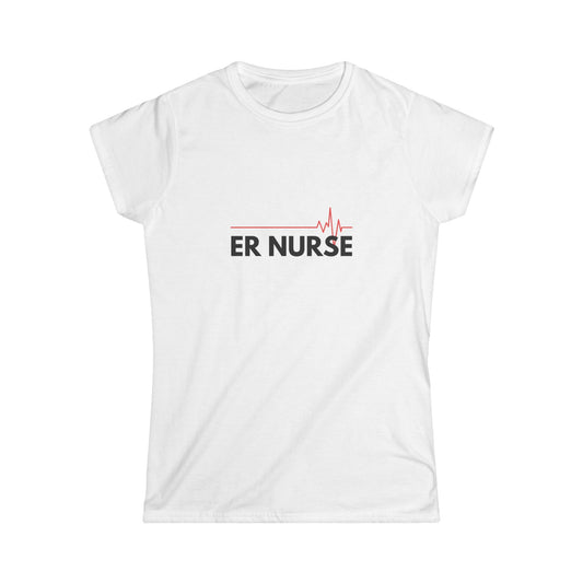 ER Nurse Graphic Tee – Pulse Check: Strong & Stylish