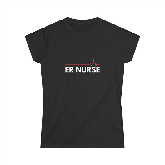 ER Nurse Graphic Tee – Pulse Check: Strong & Stylish